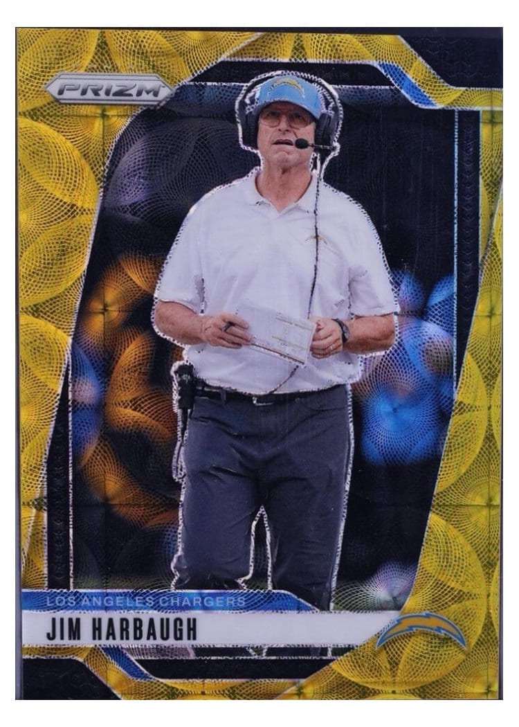 2024 Panini Prizm Base Set Jim Harbaugh #163 card