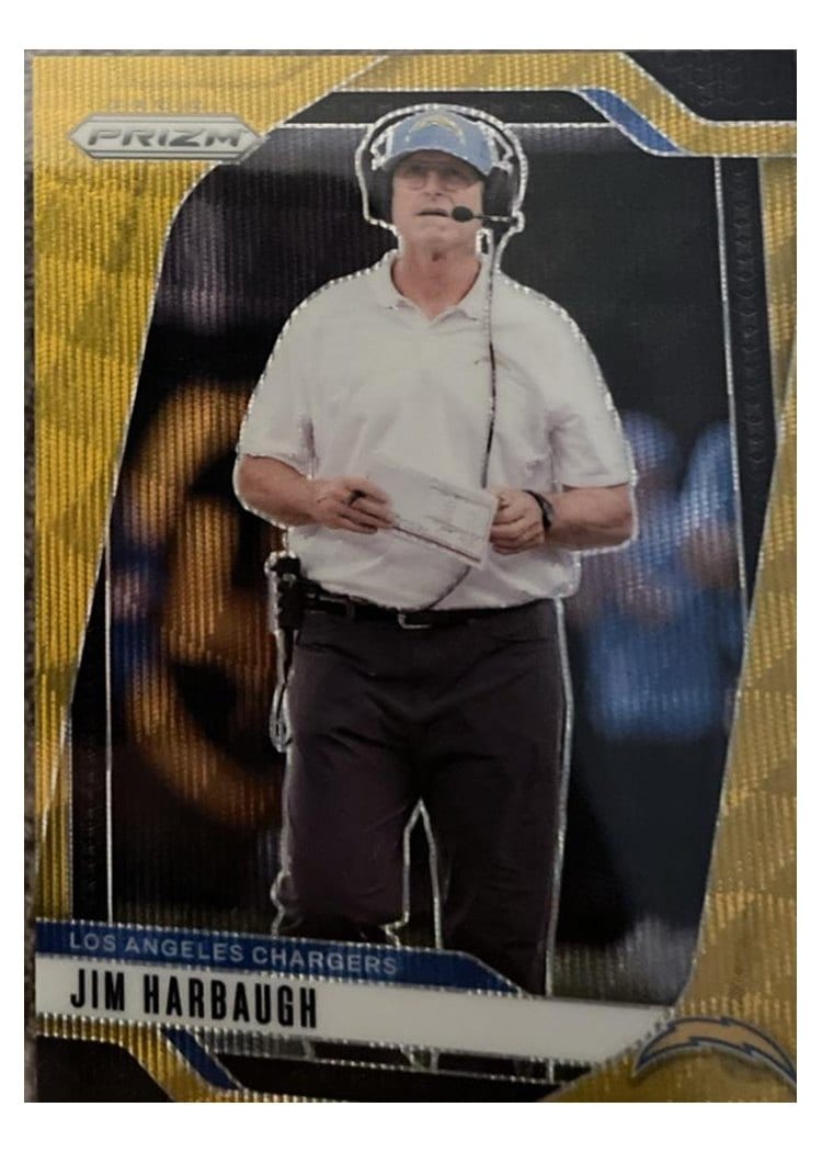 2024 Panini Prizm Base Set Jim Harbaugh #163 card