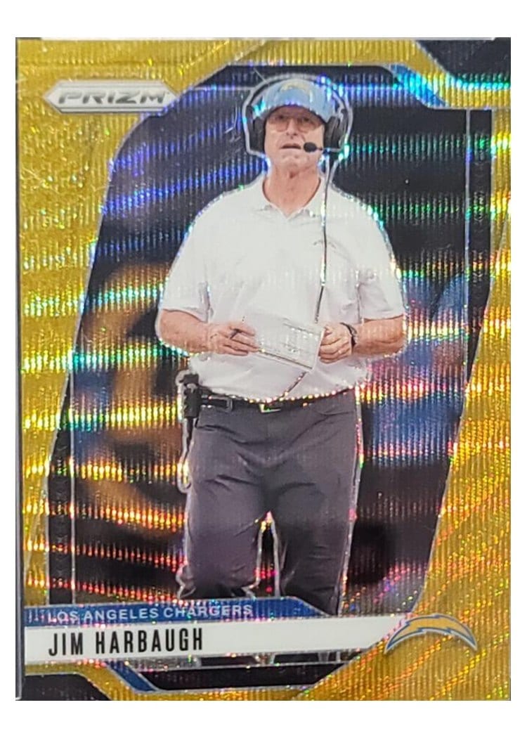2024 Panini Prizm Base Set Jim Harbaugh #163 card
