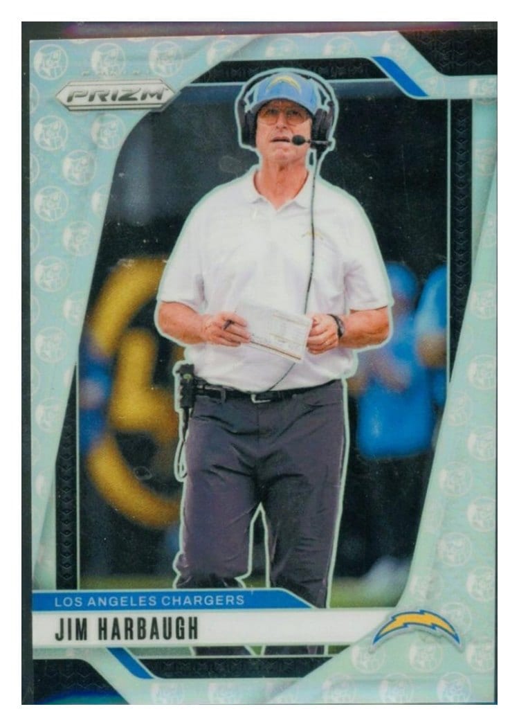 2024 Panini Prizm Base Set Jim Harbaugh #163 card