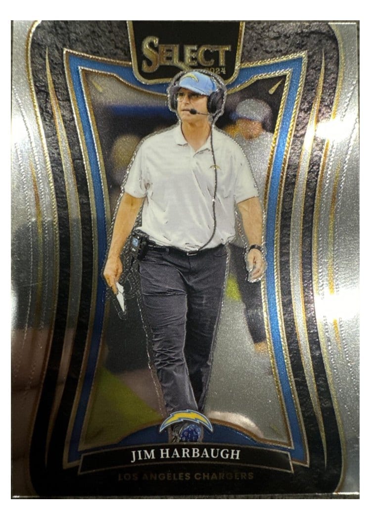 2024 Panini Select Base Set Jim Harbaugh #375 card