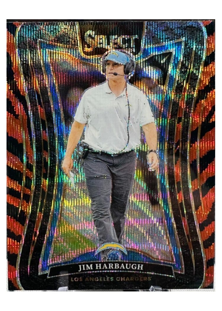 2024 Panini Select Base Set Jim Harbaugh #375 card