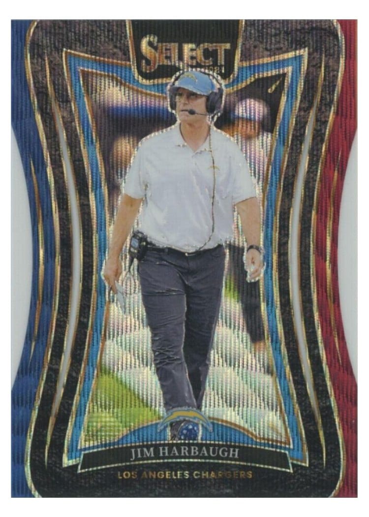 2024 Panini Select Base Set Jim Harbaugh #375 card