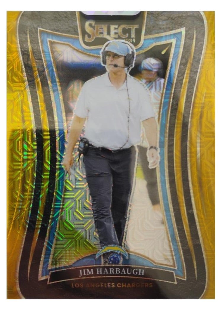 2024 Panini Select Base Set Jim Harbaugh #375 card