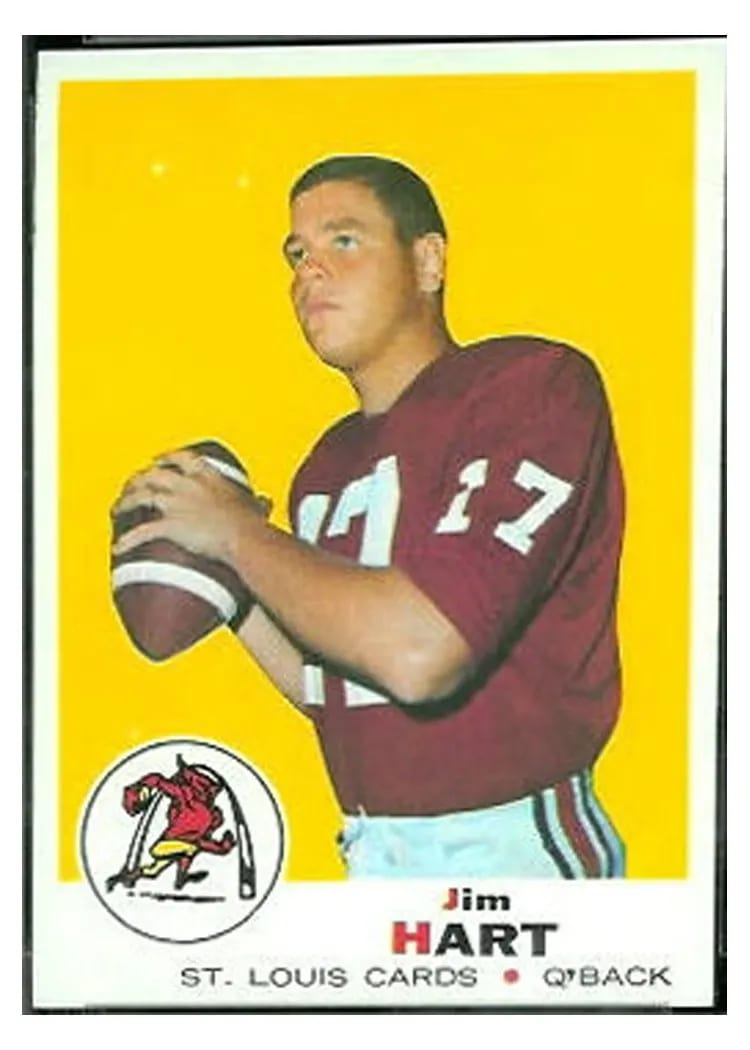 1969 Topps Jim Hart #200 card