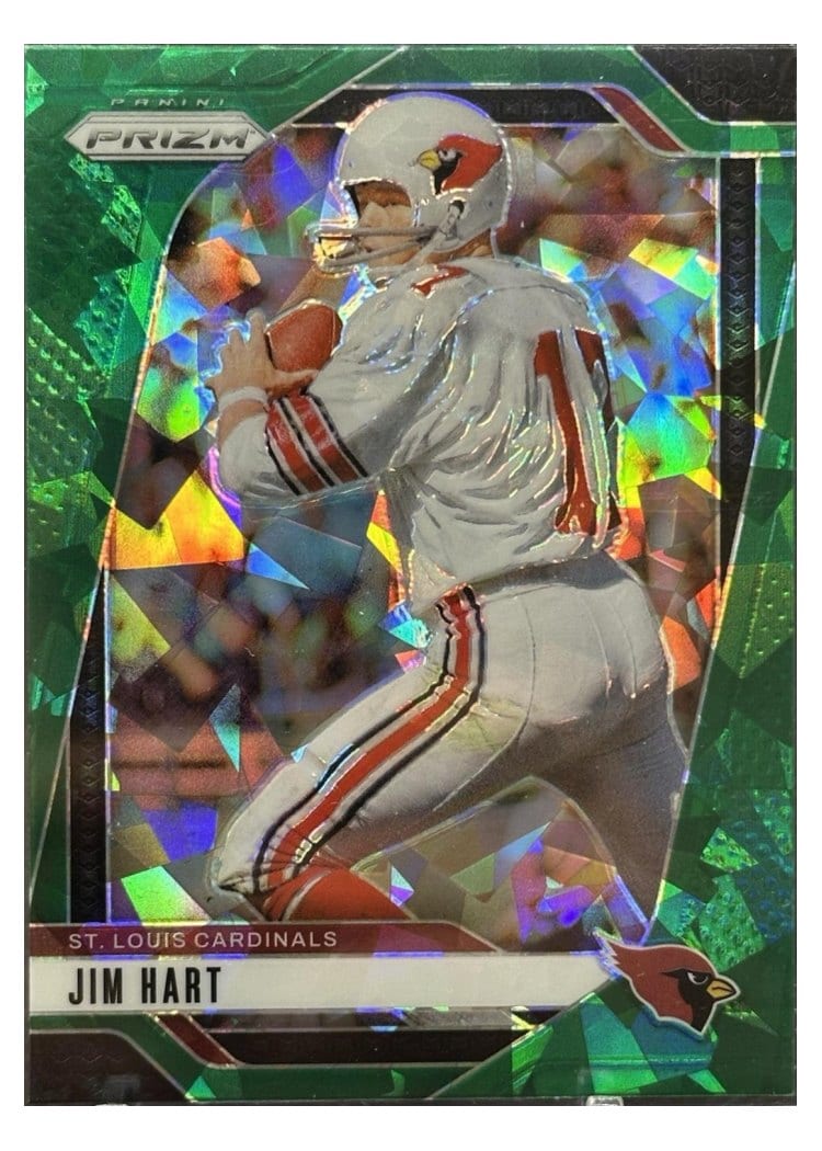 2024 Panini Prizm Base Set Jim Hart Green Ice #9 card