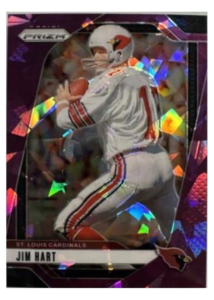 2024 Panini Prizm Base Set Jim Hart Purple Ice #9 card