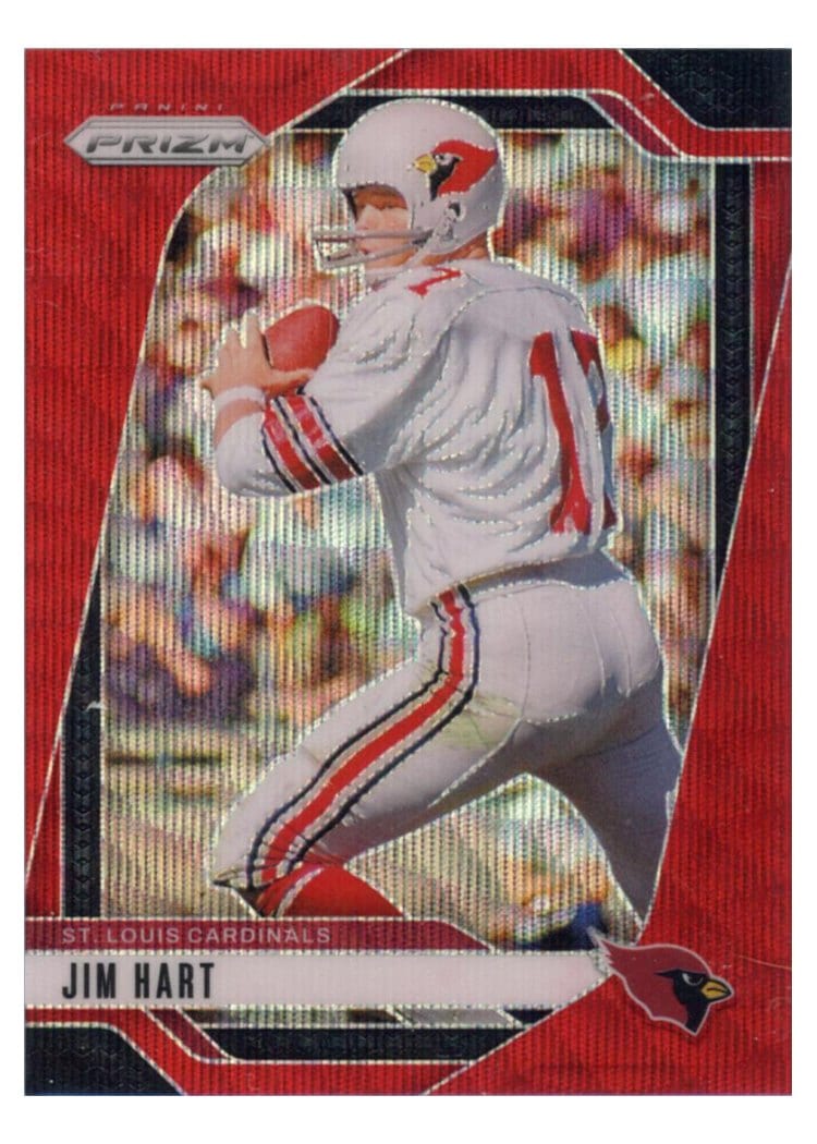 2024 Panini Prizm Base Set Jim Hart Red Wave #9 card