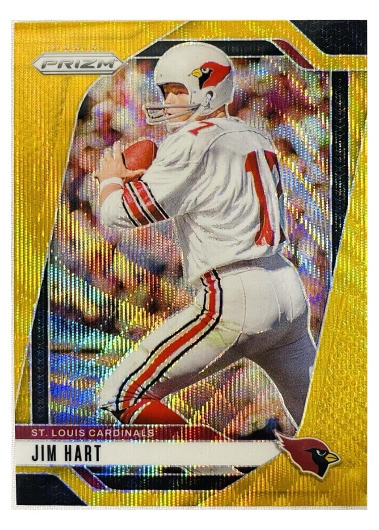 2024 Panini Prizm Base Set Jim Hart Wave Gold #9 card