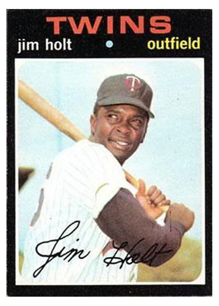 1971 Topps Jim Holt #7 card