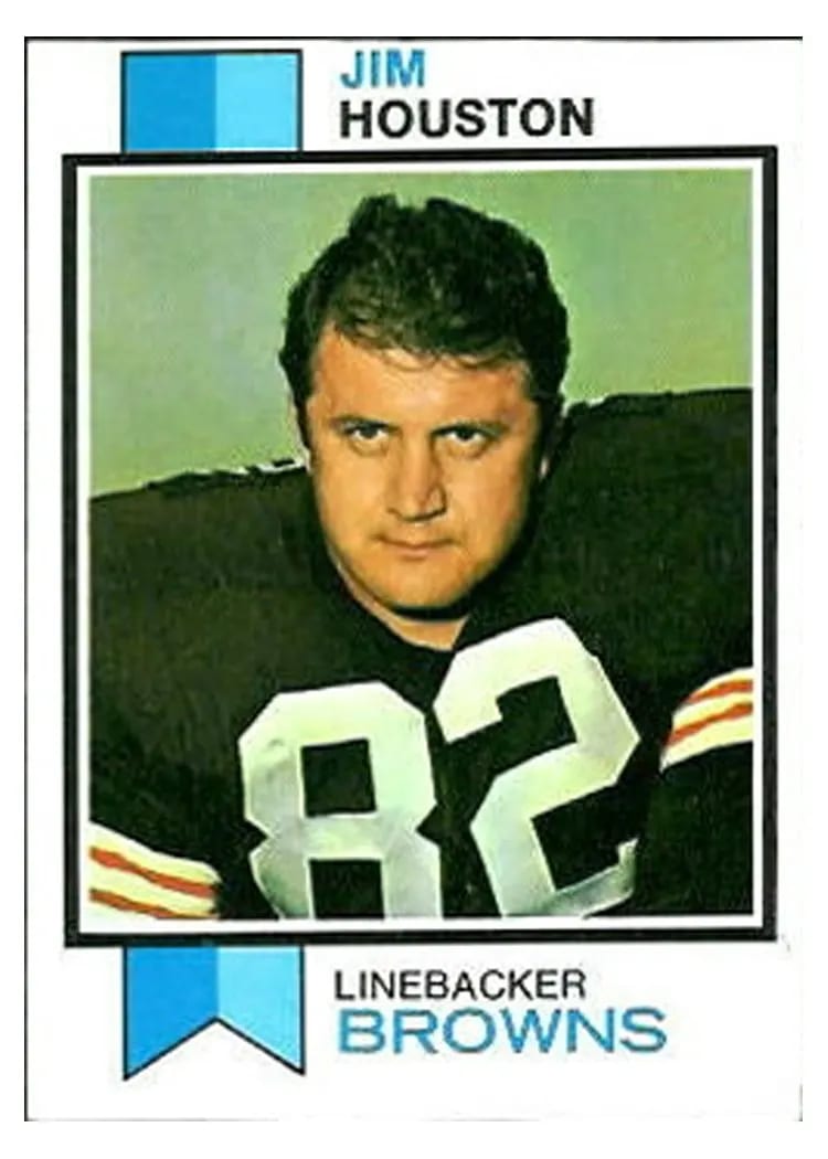 1973 Topps Jim Houston #163 card