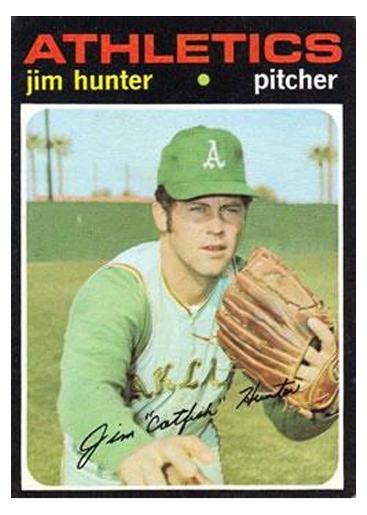 1971 Topps Jim Hunter #45 card