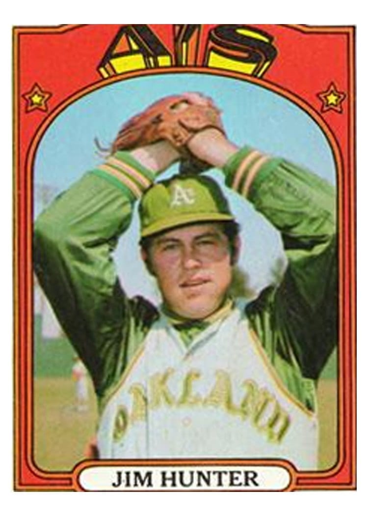 1972 Topps Jim Hunter #330 card