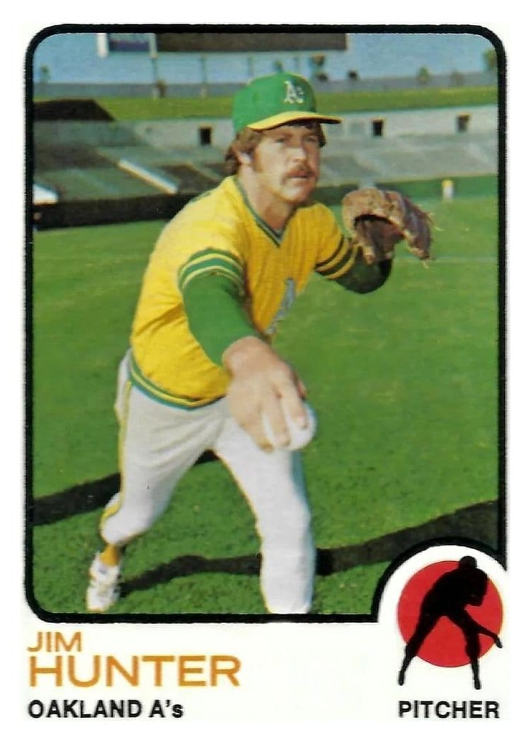 1973 Topps Jim Hunter #235 card