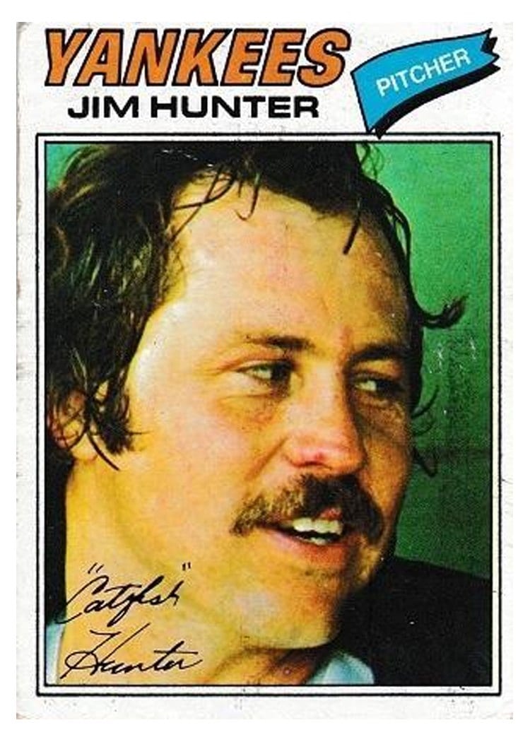 1977 Topps Jim Hunter #280 card
