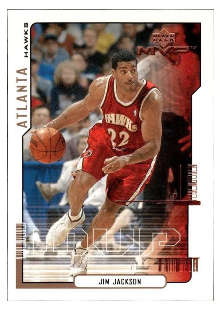 2000 Upper Deck MVP Jim Jackson #3 card