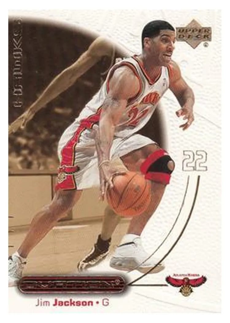 2000 Upper Deck Ovation Jim Jackson #2 card