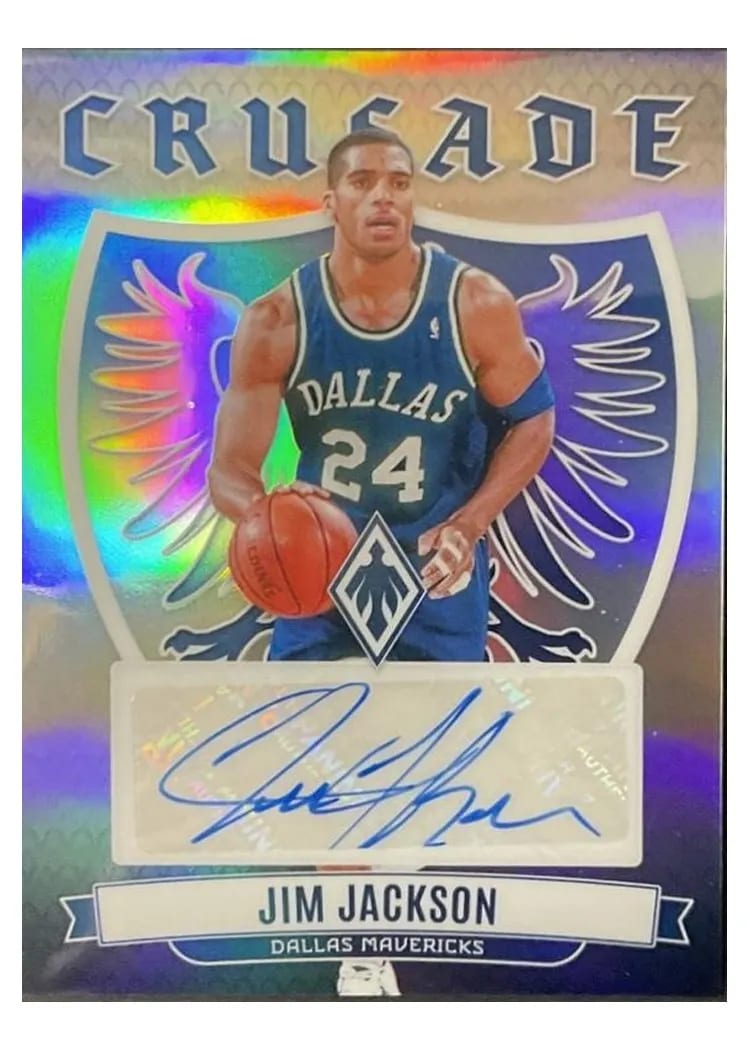 2023-24 Panini Phoenix Crusade Signatures Jim Jackson #CS-JJA card