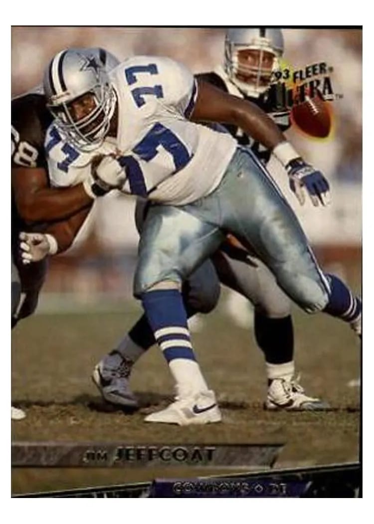1993 Ultra Jim Jeffcoat #92 card
