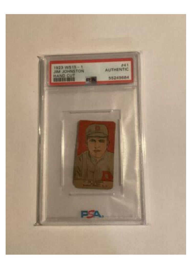 1923 W515 1 Jim Johnston Hand Cut #41 card