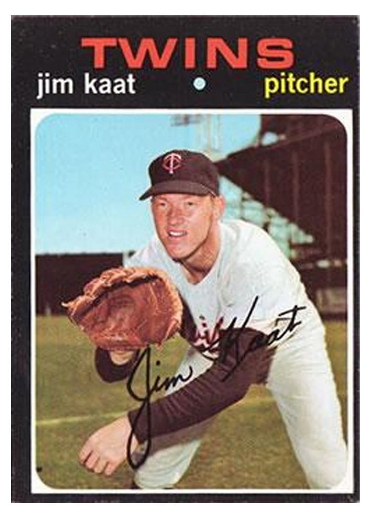 1971 Topps Jim Kaat #245 card