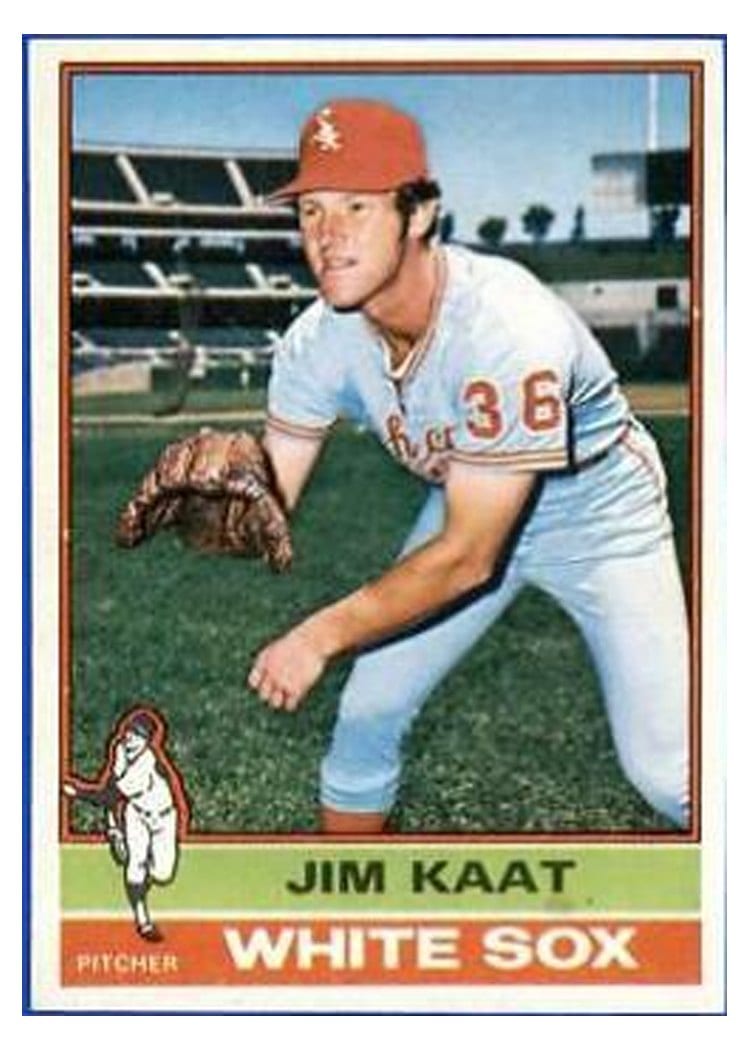1976 Topps Jim Kaat #80 card