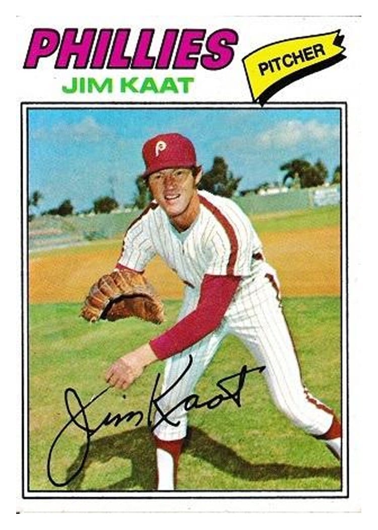 1977 Topps Jim Kaat #638 card
