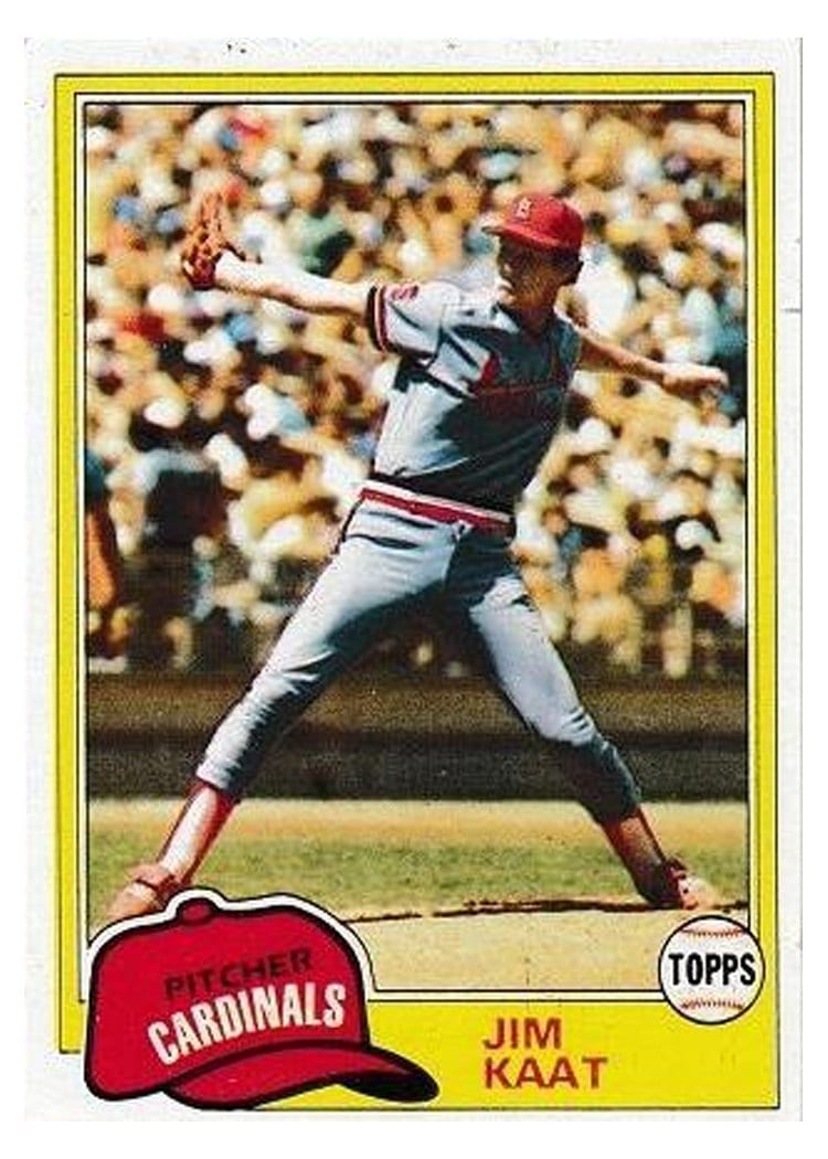 1981 Topps Jim Kaat #563 card