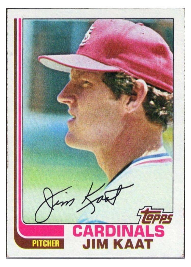 1982 Topps Jim Kaat #367 card