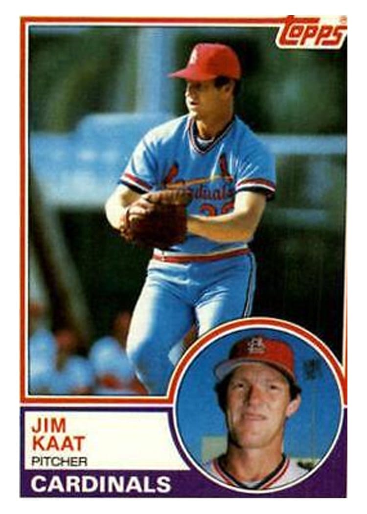 1983 Topps Jim Kaat #672 card