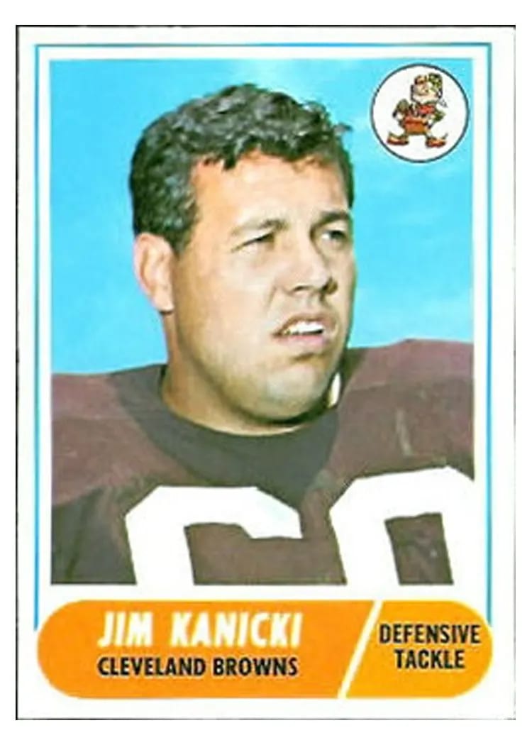 1968 Topps Jim Kanicki #180 card