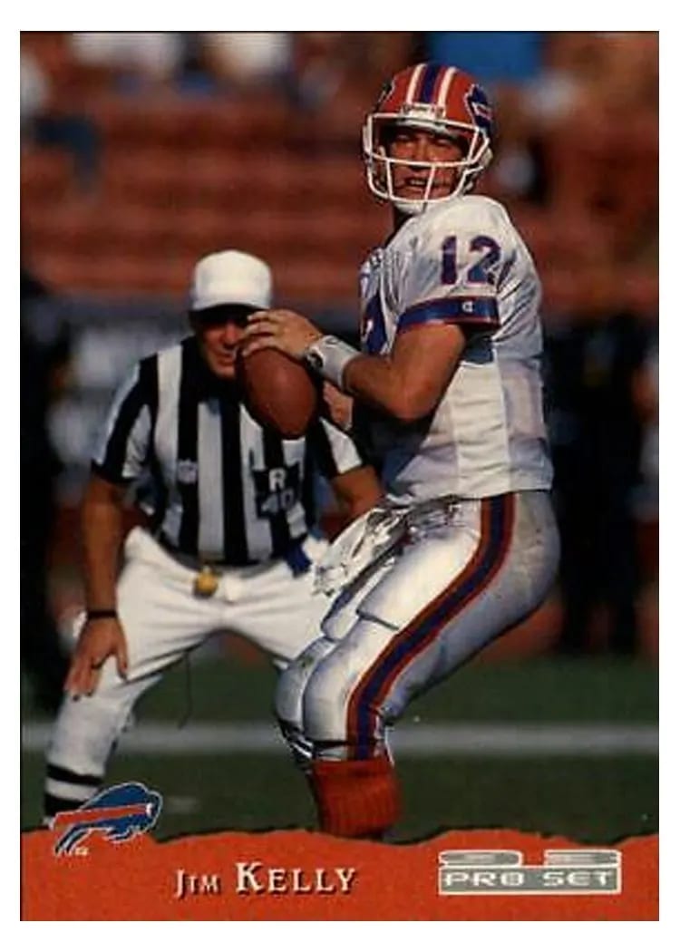 1993 Pro Set Jim Kelly #49 card