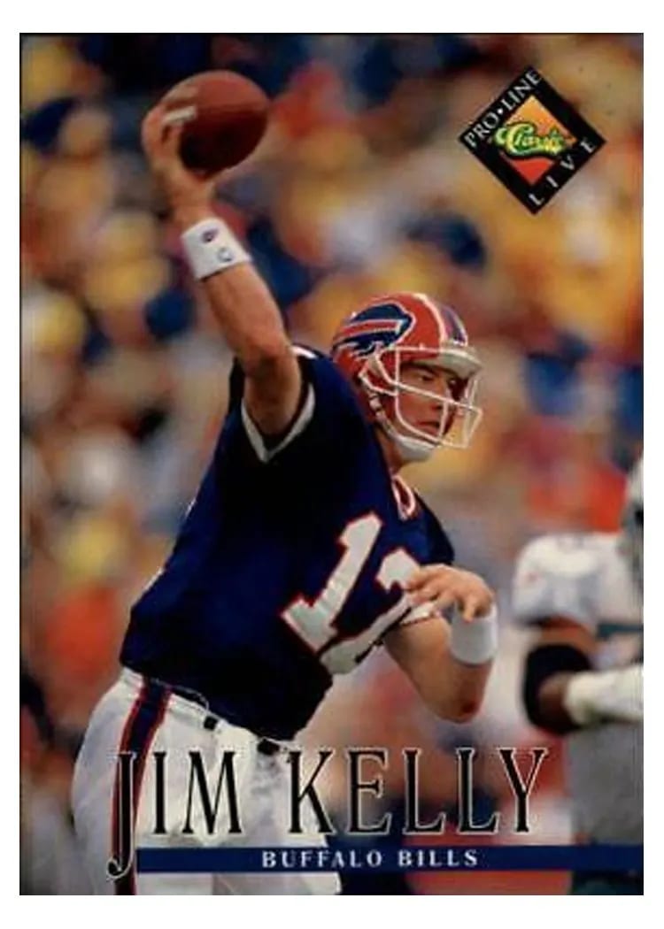 1994 Pro Line Live Jim Kelly #6 card
