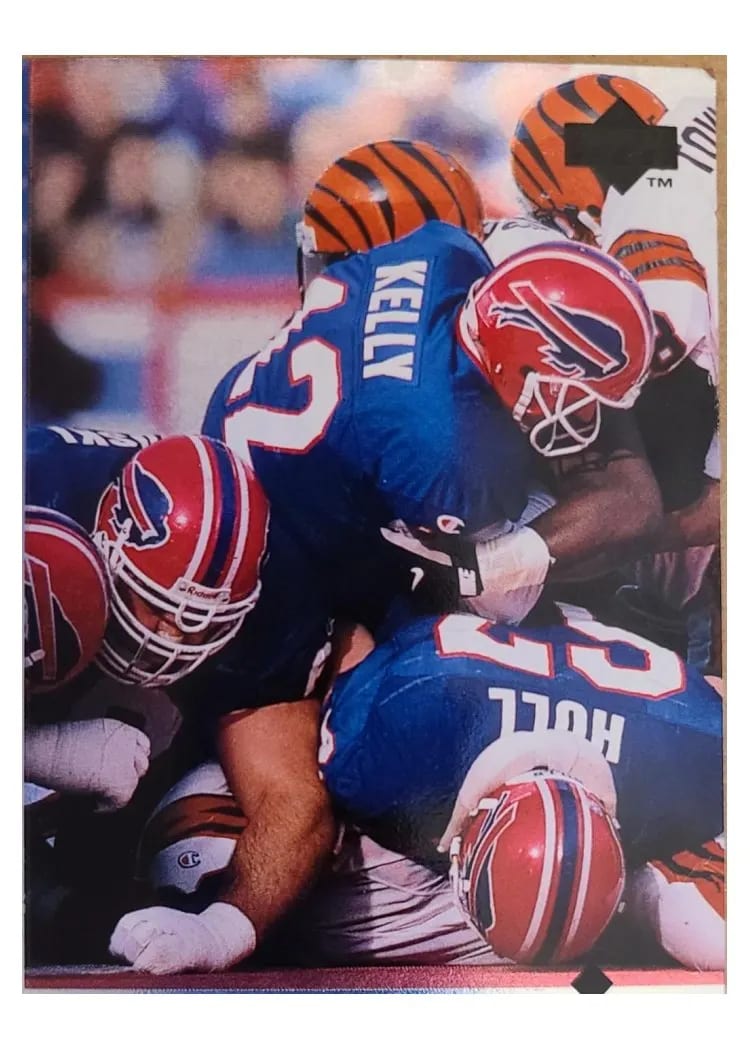 1997 Upper Deck Black Diamond Jim Kelly #40 card