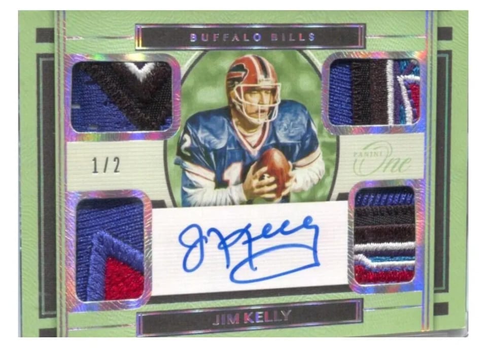 2020 Panini One Jim Kelly #67 card