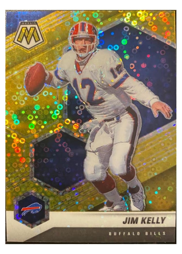 2021 Panini Mosaic Base Set Jim Kelly #27 card