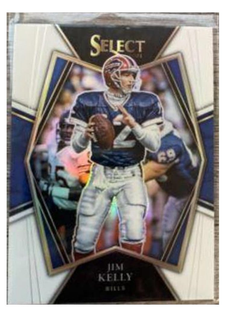 2021 Panini Select Base Set Jim Kelly White #141 card