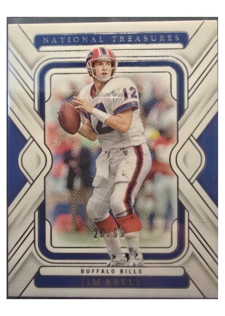 2024 Panini National Treasures Base Set Jim Kelly #12 card