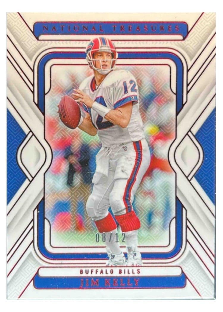 2024 Panini National Treasures Base Set Jim Kelly #12 card