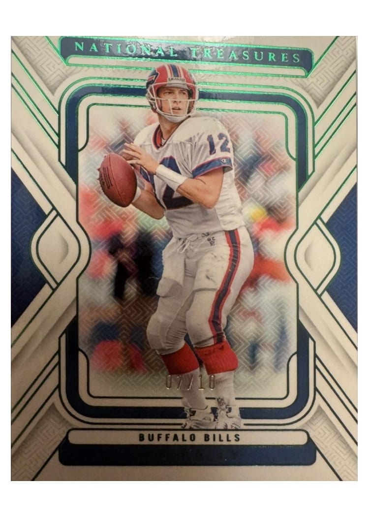 2024 Panini National Treasures Base Set Jim Kelly Premium Gold #12 card