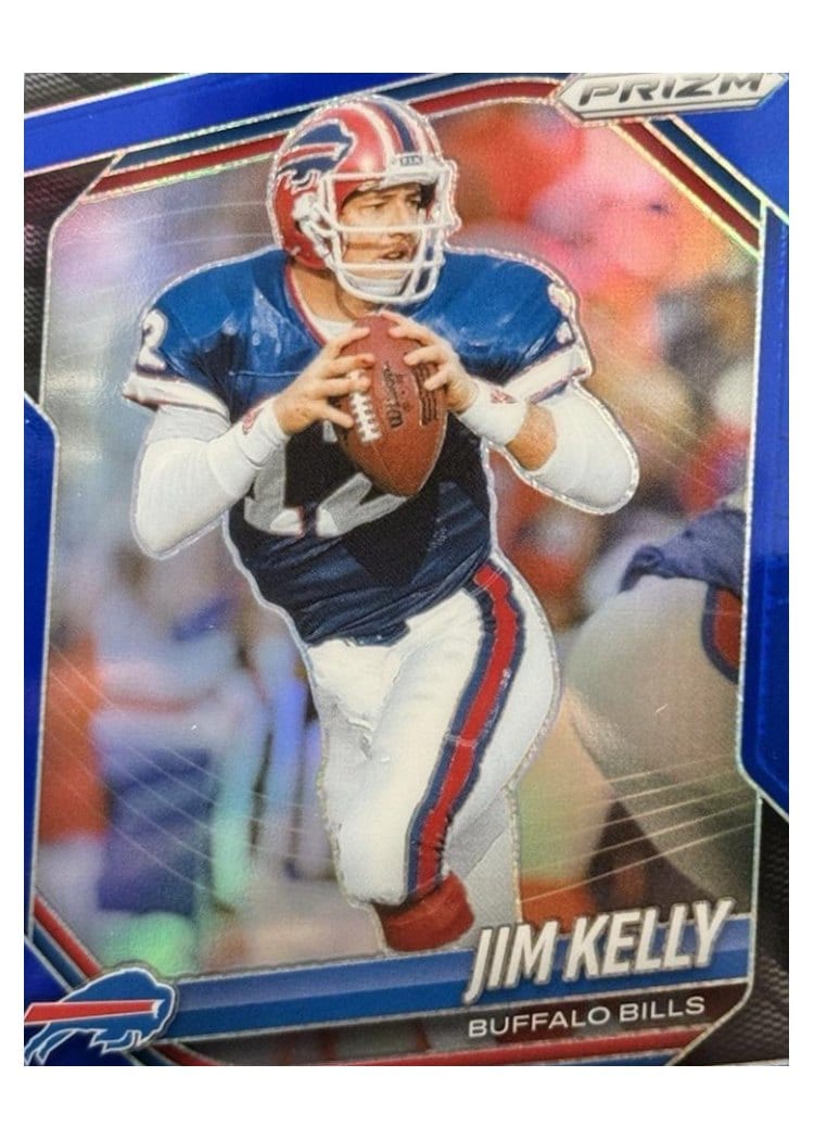 2025 Panini Prizm Base Set Jim Kelly Blue #72 card