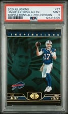 2024 Panini Illusions Inspirations Jim Kelly/Josh Allen #27 card
