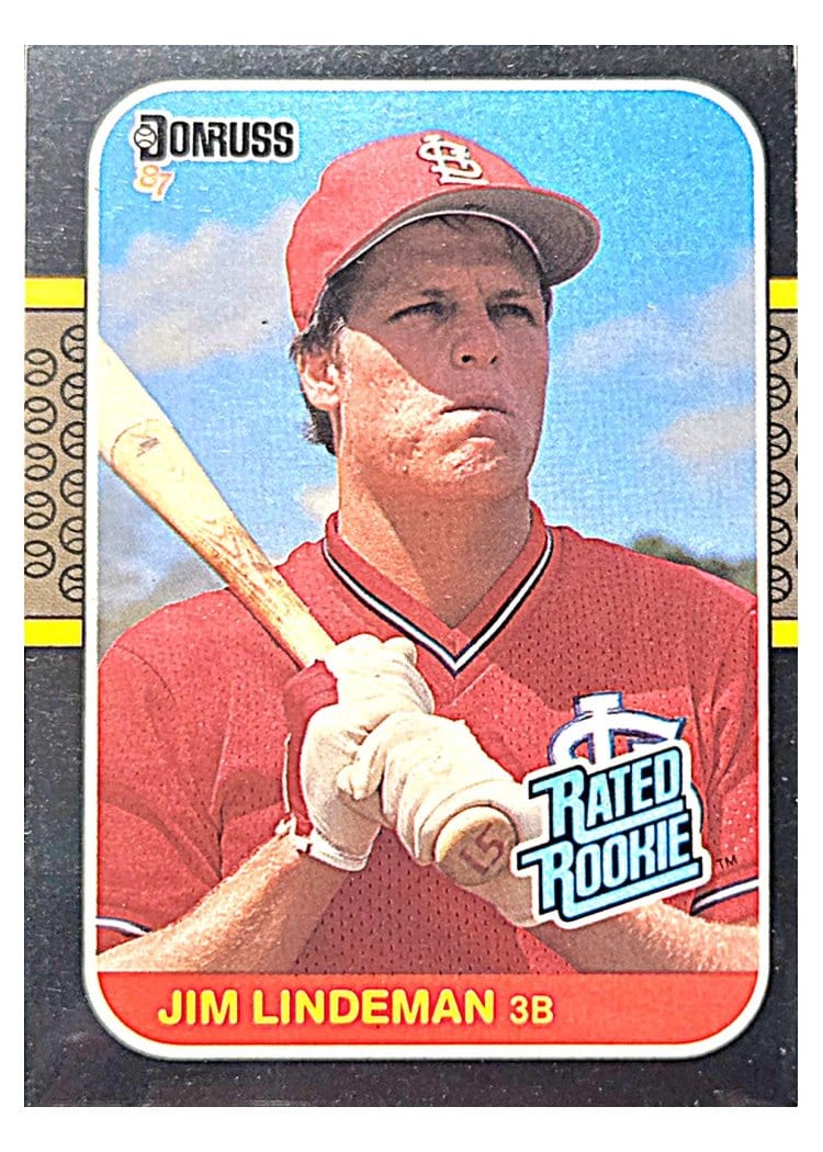 1987 Donruss Jim Lindeman #37 card