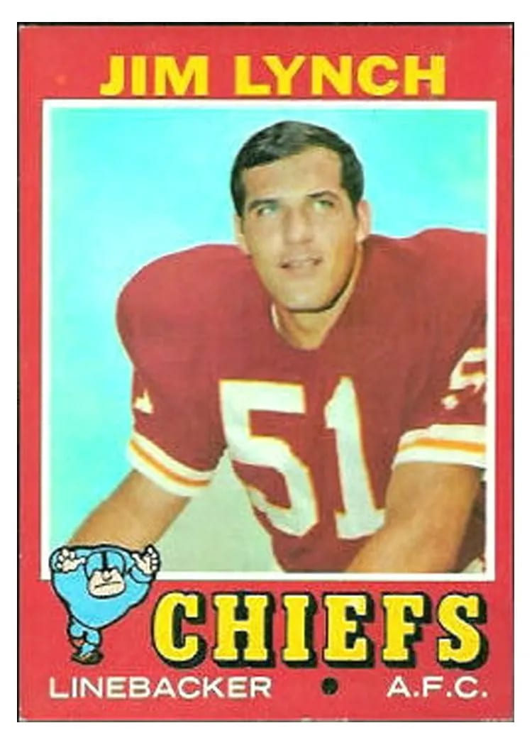 1971 Topps Jim Lynch #232 card