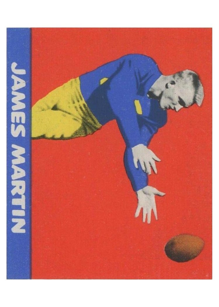 1948 Leaf Jim Martin #24 card