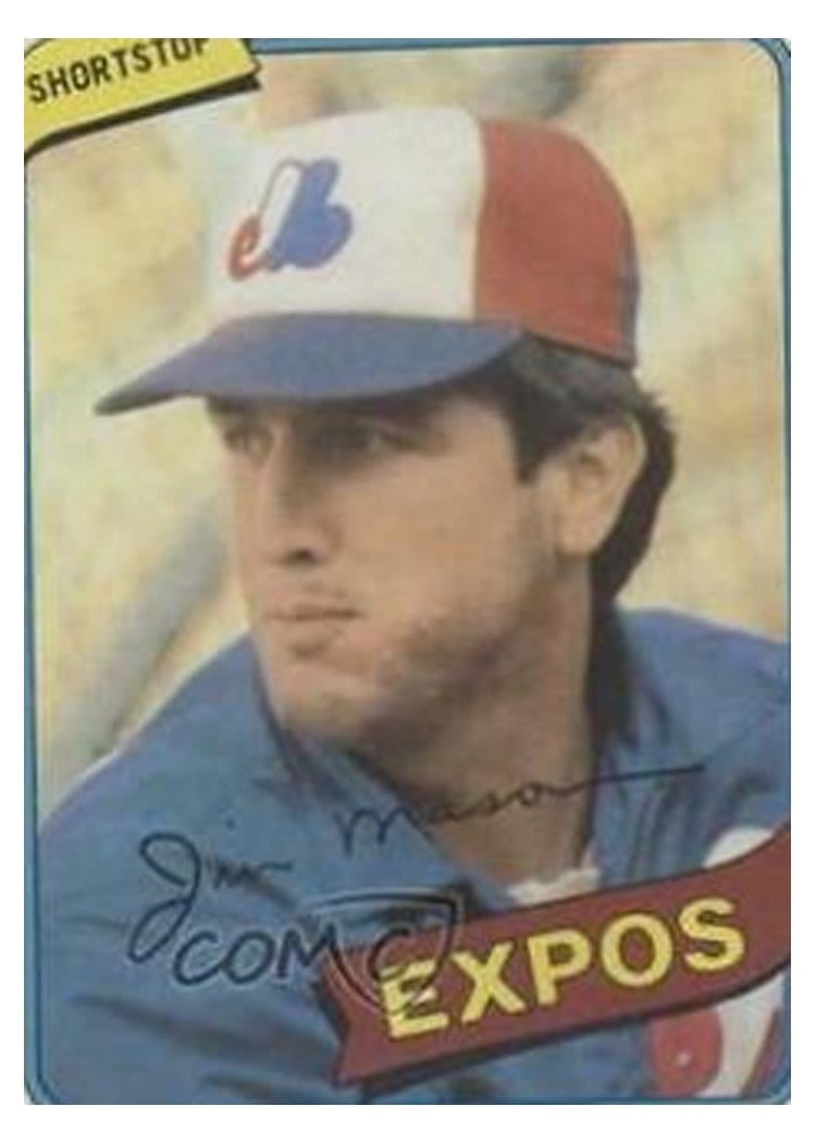 1980 Topps Jim Mason #497 card