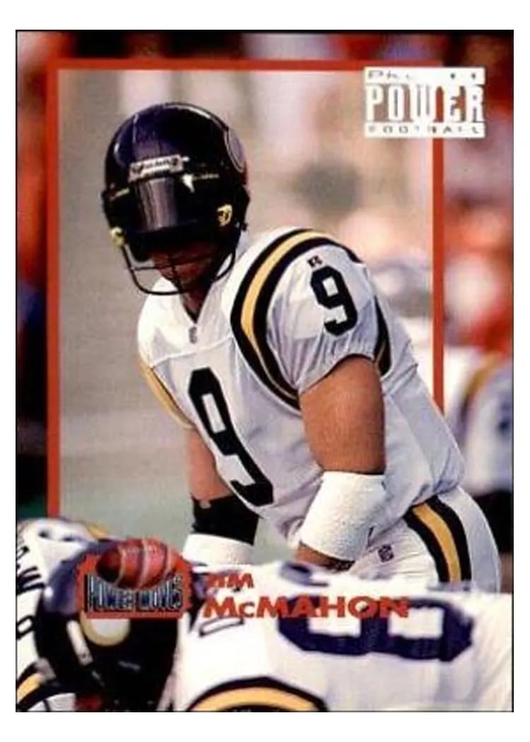 1993 Pro Set Power Moves Jim McMahon #PM32 card