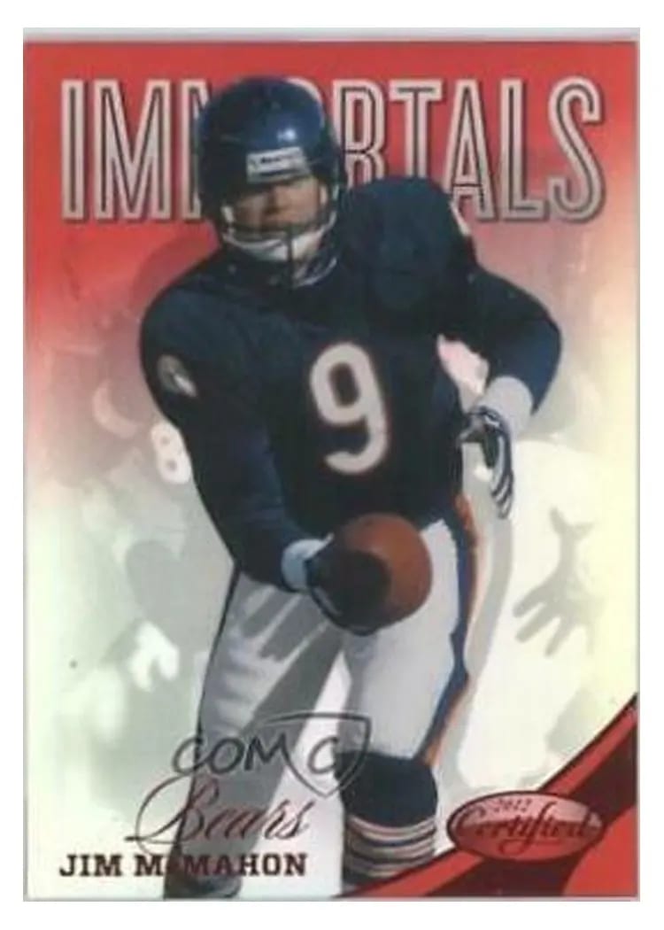 2012 Panini Certified Jim McMahon #186 card