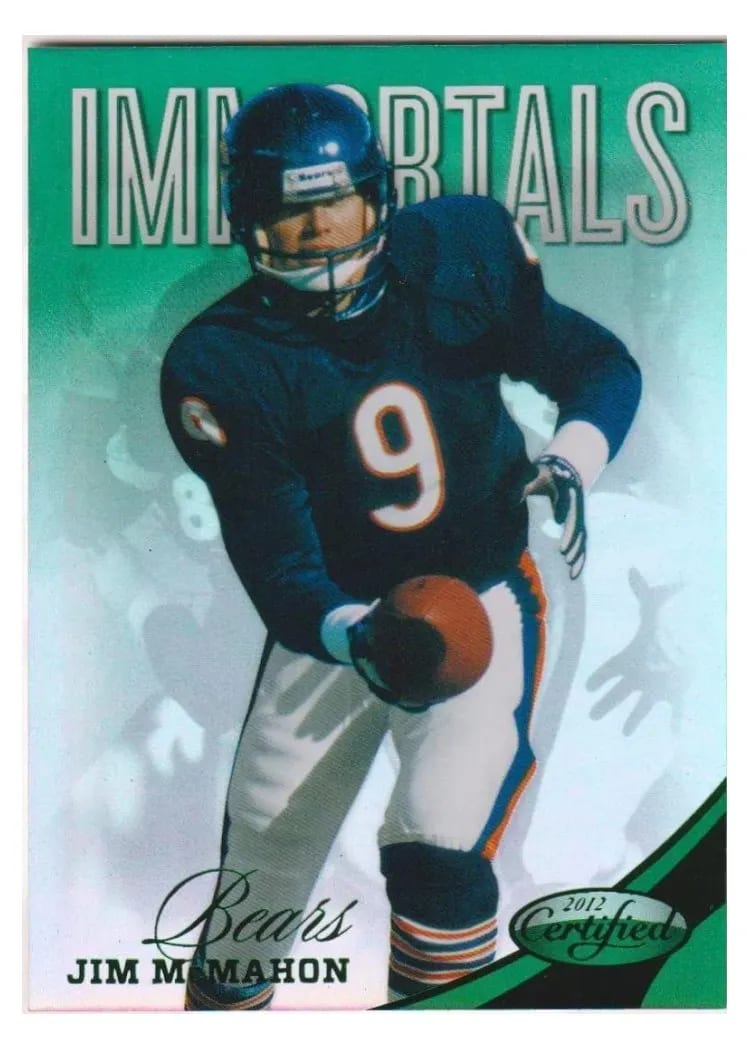 2012 Panini Certified Jim McMahon #186 card