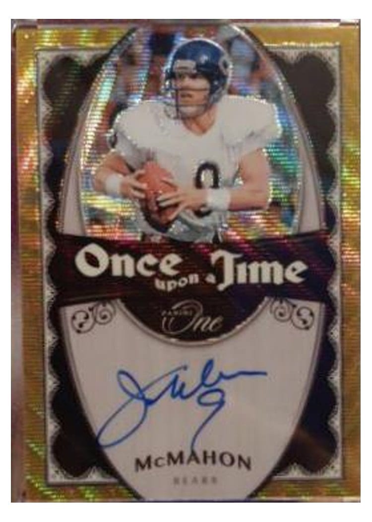 2023 Panini One Once Upon a Time Signatures Jim McMahon #331 card